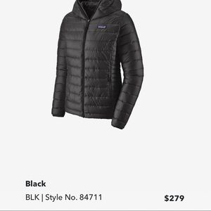 New Patagonia down coat